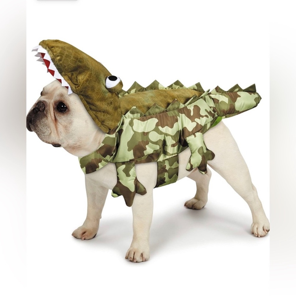 Zack‎ & Zoey Camouflage Alligator Dog Costume